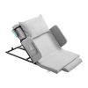 Electric Lifting Backrest 300 lbs 4-68° Adjustable with Guardrail & Pouch