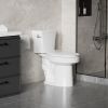 4.8 LPF 1.28 GPF Siphonic Two-Piece Toilet, Side Single Flush, CUPC, Watersense, ADA Height, Gloss White GW-004