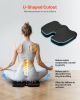 VEVOR Seat Cushion Memory Foam Seat Chair Cushion for Back Hip Pressure Relief