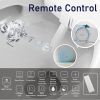 One Piece Bidet Toilet for Bathrooms Smart Bidet Toilet with Warm Air Dryer Heated Seat LED Night Light Auto Open/Close Toilet