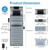 Full Body Massage Mat with Neck Massager - 10 Massage Points , 9 Vibration Modes & Intensities, 3-Level Lumbar Heat, 10-30min Timer