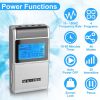 4 Channel TENS Unit with 8 Pads: 48 Modes & 20 Intensity Levels for Pain Relief & Muscle Training