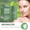 EELHOE Green Tea Solid Mask, Deep Cleansing Hydrating Mask Stick Pore-Narrowing Paste Mask Stick
