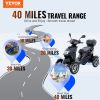VEVOR Heavy Duty 4-Wheel Mobility Scooters for Seniors & Adults 450lbs Capacity - 40 Miles 3-Speed Long Range