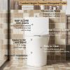 1.1/1.60 GPF Dual-Flush One Piece Toilet,Button on Tank top S-trap, Water-Saving Elongated Comfort Height Floor Mounted, Soft Closing Seat